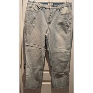 Free People We the Free Curvy jeans sz 35 light wash